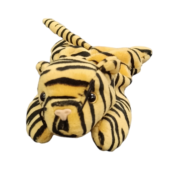 Ty Other - •Ty Beanie Baby Stripes Tiger 1995 NO TAG Plush Stuffed Animal Toy